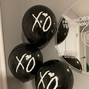 Balloons The Weeknd xo logo 12 pieces